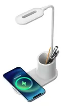 Comprar Lampara Led Con Carga Inalámbrica Qi De 10w Y Portalápices