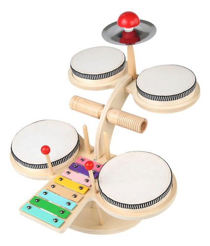 Juego De Batería Para Niños, Instrumentos Montessori,