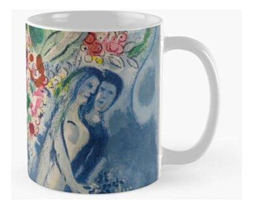 Taza Amantes En El Cielo De Niza De Marc Chagall Calidad Pre