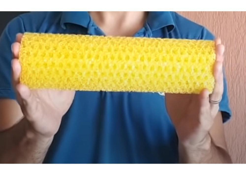 Imagem 5 de 7 de Rolo Espuma Textura Alta 23cm Sem Suporte