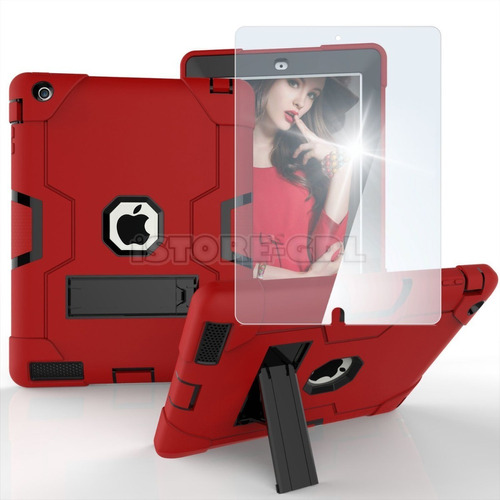 Mica + Protector Uso Rudo Para iPad 4 9.7 A1458 A1459 A1460