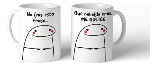 Par De Tazas Flork No Leas Esta Frase Que Rebelde Eres