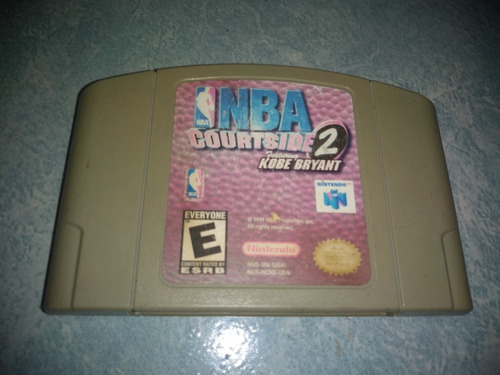 Nintendo 64 Videojuego Nba Courtside 2 Kobe Bryant Original