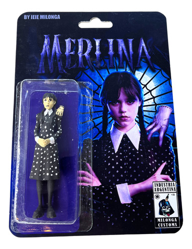 Merlina Adams Figura Muñeco Coleccion Nevermore Terror