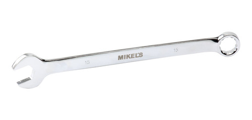 Llave Cromo Vanadio 15 Mm Mikel's Con Muesca Hexagonal
