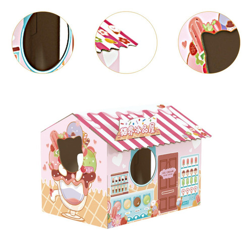 Cat Bed Scratcher Paper Muebles De Gato Interactive