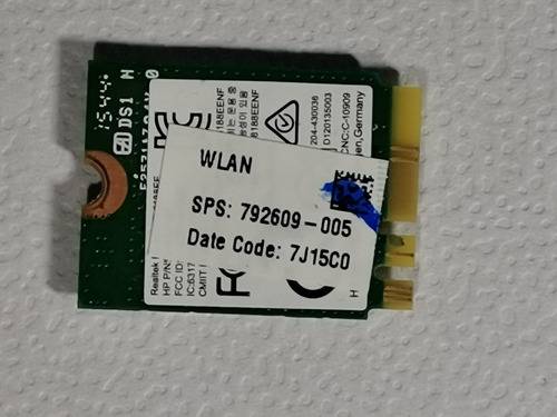 Inalambrica 792202-001 Wlan (Usado)