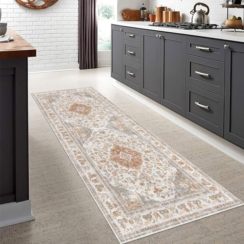 Alfombras Lavables Vhong Boho Vintage Modernas Y Neutras, E