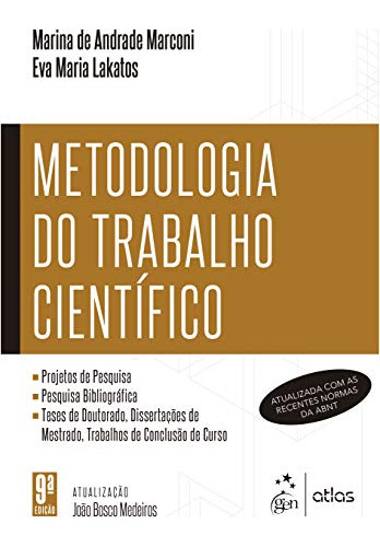 Libro Metodologia Do Trabalho Cientifico- 9ª Ed.