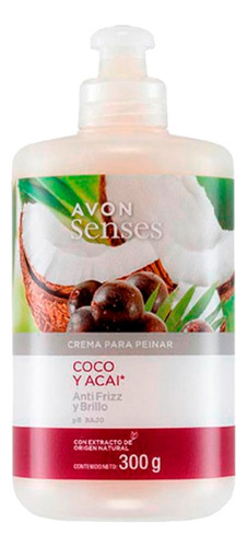 Avon Crema Para Peinar Coco Y Acai 300g