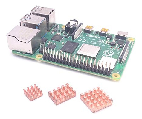 Kit De Disipador Térmico Easycargo Raspberry Pi 4 De Cobre +