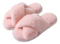 Comprar Pantuflas De Felpa Para Mujer Pantuflas Acogedoras En Casa