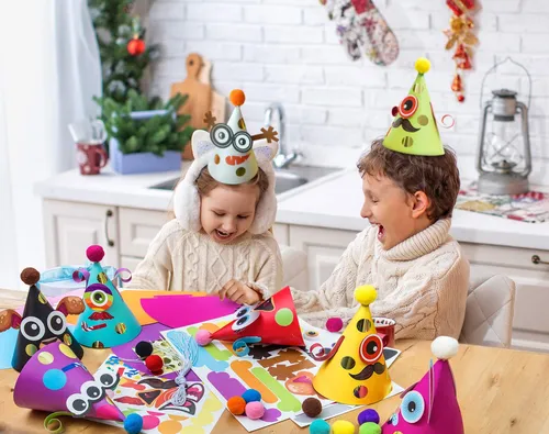 Kit De Sombreros De Fiesta Con Purpurina Para Jardín, Cumple