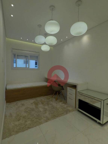 Imagem 13 de 30 de Apartamento Com 4 Dormitórios À Venda, 153 M² Por R$ 1.090.710 - Canto Do Forte - Praia Grande/sp - Ap3406