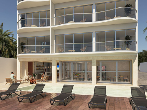 Departamentoen La Playa En Venta En Primera Fila En Chixchulub
