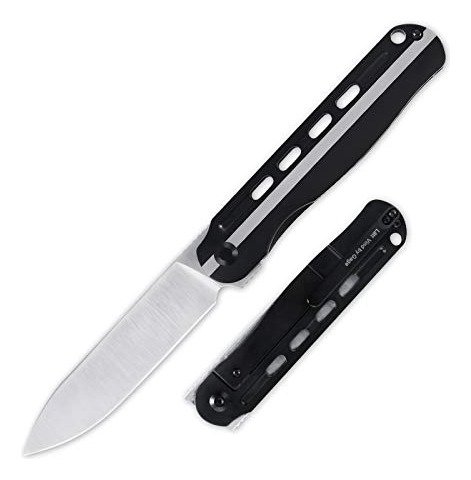 Titanium Folding Knives, S35vn Blade And Black Handle W...