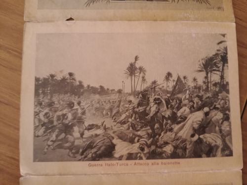 2 Antiguos Dossier De Fotos Postales Tripoli Italiana (Usado)