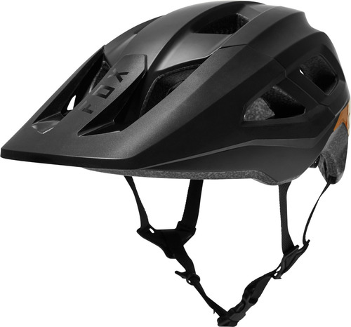 Casco Mtb Fox Mainframe Negro Y Dorado #28422-595