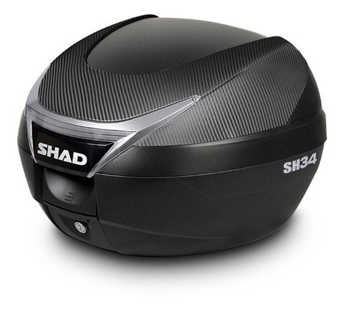 Imagen 1 de 4 de Baul Shad 34 Litros Carbono Para 1 Casco C/base