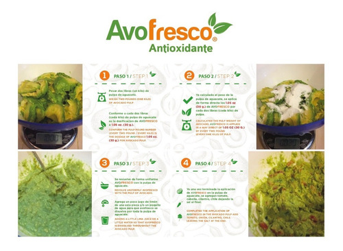 Antioxidante Para Frutas Y Verduras Avofresco