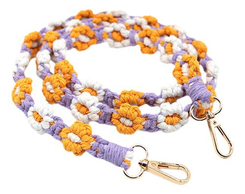 Cordón Para Teléfono Móvil Tejido Con Flores, Estilo B