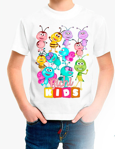 Polera Estampada Bichikids Exclusividad 100% Algodón Unisex 