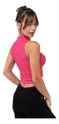Blusa Básica Holly Land En Rosa Para Dama Yw02