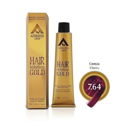 Tinte Hair Solution Gold 60ml  Cereza 7.64