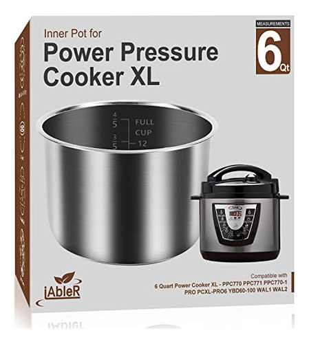 Olla Interior De Repuesto Original Power Cooker Xl De 6 Cuar