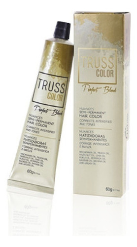 Kit Tintura Truss Professional  Colores truss Truss color perfect blond tom 8.73 loiro claro marrom dourado para cabelo