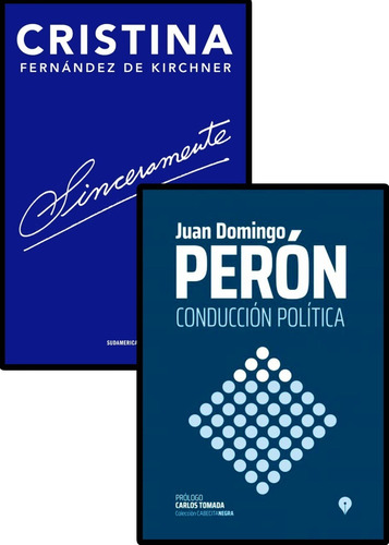 Pack 2 Libros Sinceramente + Conduccion Politica