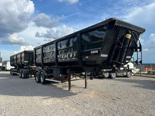 Carreta Rodotrem Basculante Randon 2022 Preta Bitrem 9 Eixo