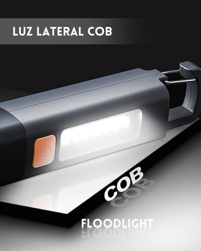 Recargable Exteriores Led Multifuncional Linterna Para