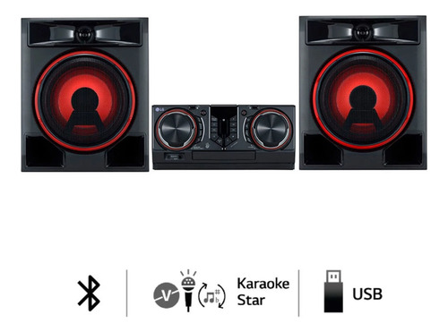 Minicomponente LG Xboom Cl65 950w Karaoke Star Auto Dj Dimm