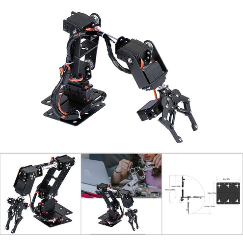 Kit De Pinza De Brazo Mecánico 6dof De Piezas De Robots Indu
