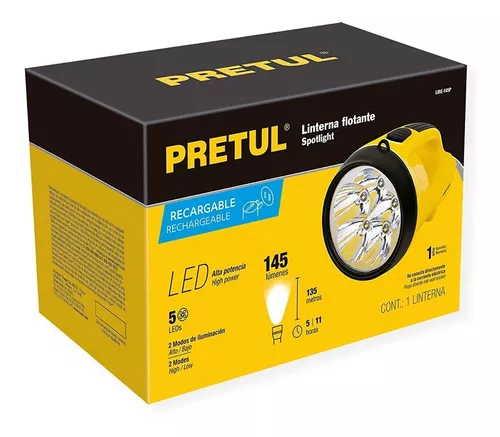 Lampara Led Recargable 300 Lumenes TRUPER - FERRECO