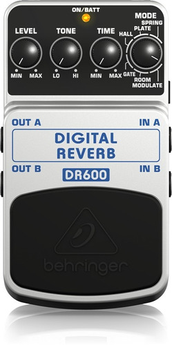 Pedal Behringer Dr600 Digital Reverb Estereo