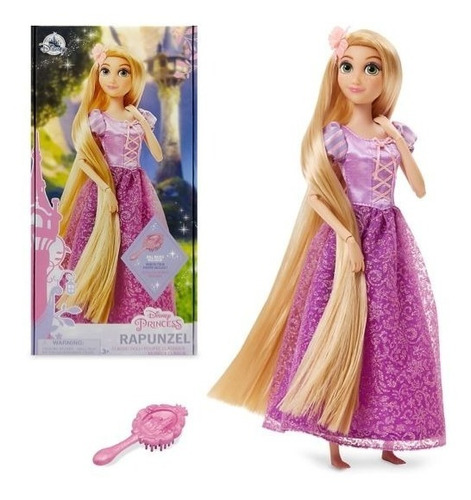 Rapunzel Princesa Disney Boneca Articulada 30 Cm Original