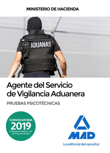 Agentes Servicio Vigilancia Aduanera Pruebas Psicotecnica...