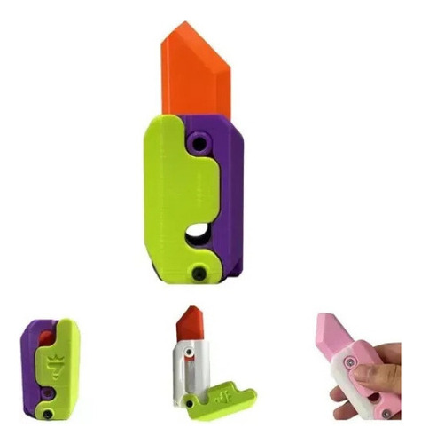 Cuchillo Juguete Plástico Con Juguete Fidget Impreso En 3d