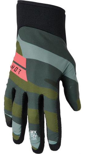 Guantes Moto Cross Enduro Thor Agile Camuflado Solomototeam