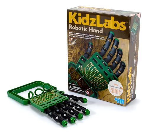 4m Kidzlabs Kit De Mano Robótica Diy Robot Mecánico