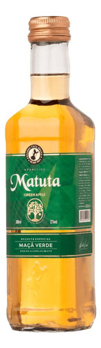 Mini Cachaça Matuta Maçã Verde Green Apple 300ml
