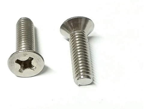 Parafuso M5 X 16 Phillips Inox Cabeça Chata M5x16 - 50un
