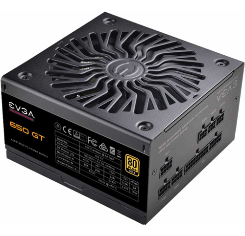 Fuente De Poder Evga 650 Gt, 80 Plus Gold Nueva