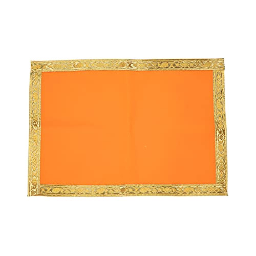 Juego De 4 Mat Aaasan Pooja, Aasan Puja, Tela Decorativ...