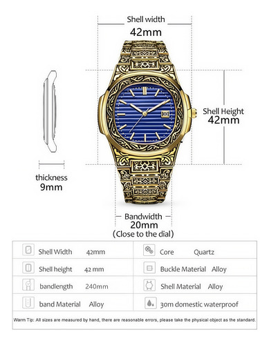 Reloj De Cuarzo De Negocios Para Hombre