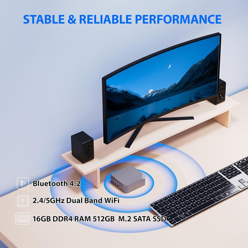 Mini Pc Anozmview F30 Intel 12th Gen Alder Lake-n95 16gb/512