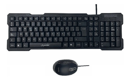 Combo Kit Mouse Y Teclado 104 Teclas Usb Alambrico Ecotec-05