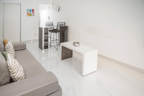 Departamento En Palermo Chico, Monoambiente Amoblado
